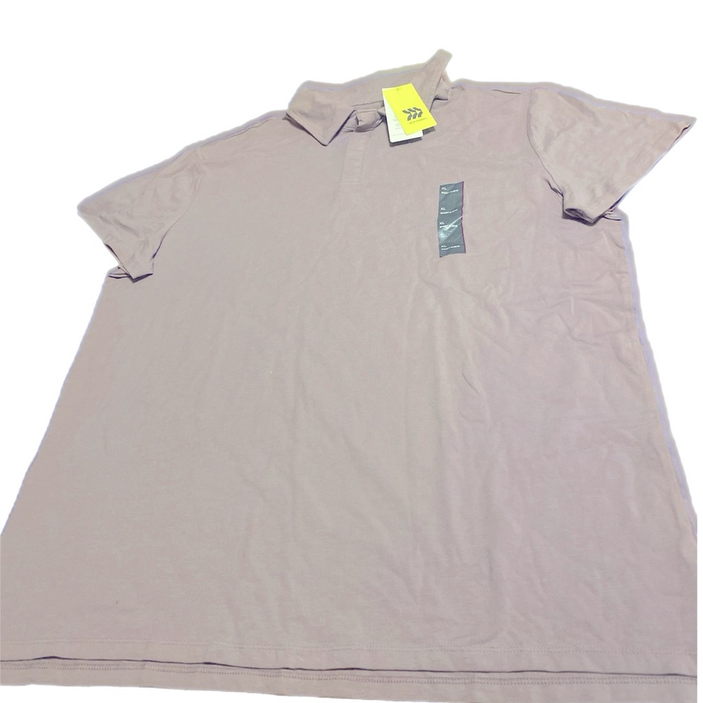 Men’s All in Motion Lilac polo, size XL, short sleeve